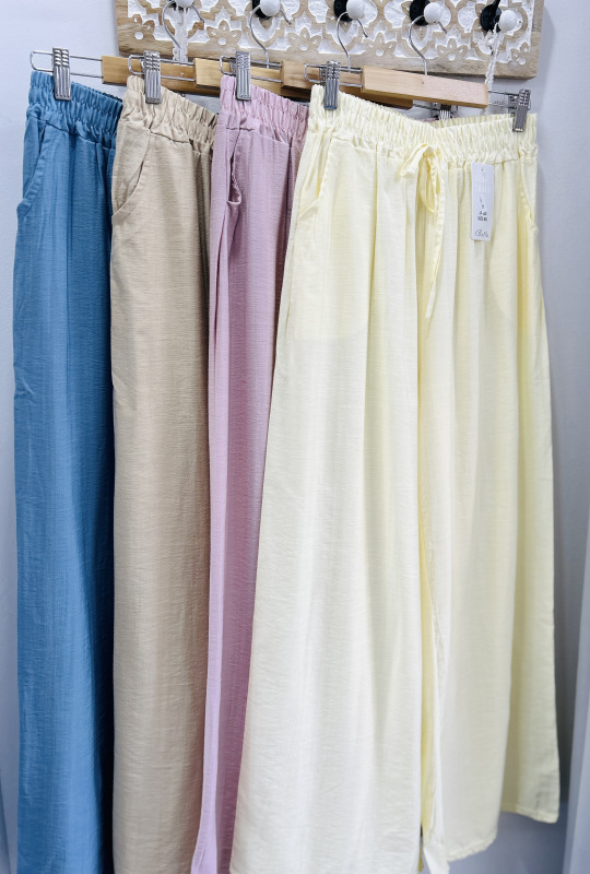 Letné široké nohavice 5