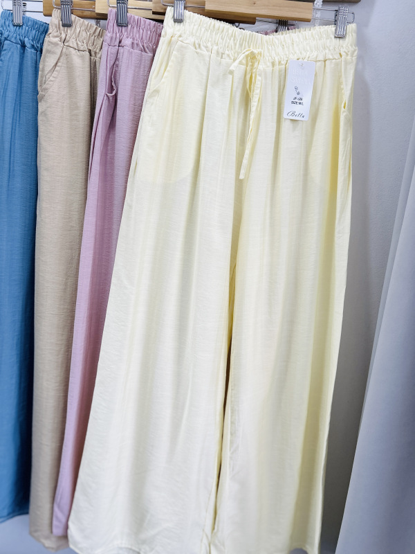 Letné široké nohavice 9