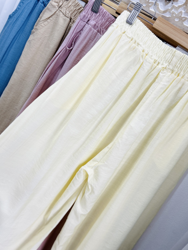 Letné široké nohavice 7