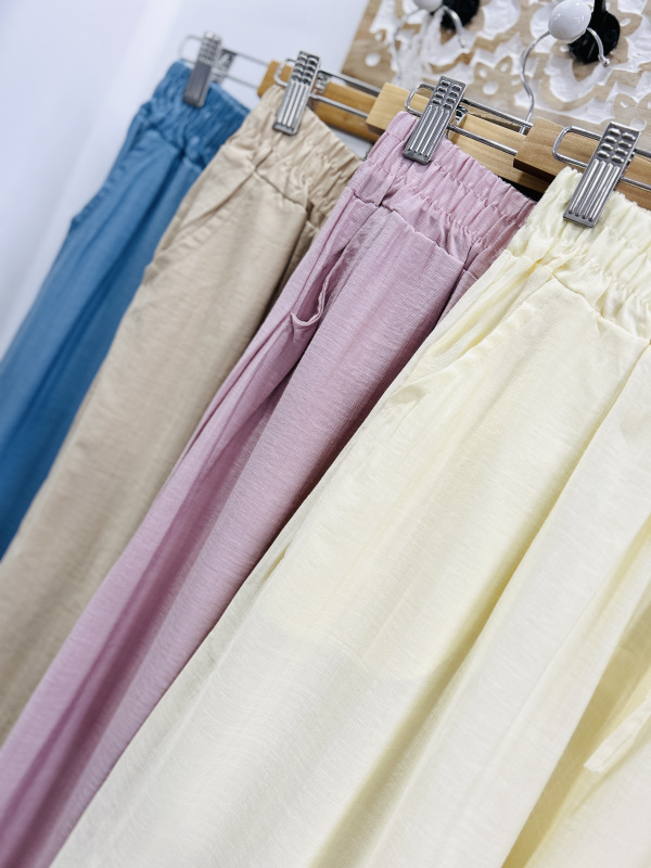 Letné široké nohavice 4