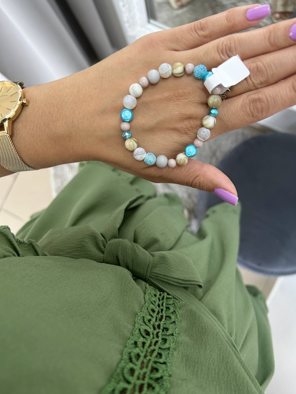 Handmade náramok Aqqua