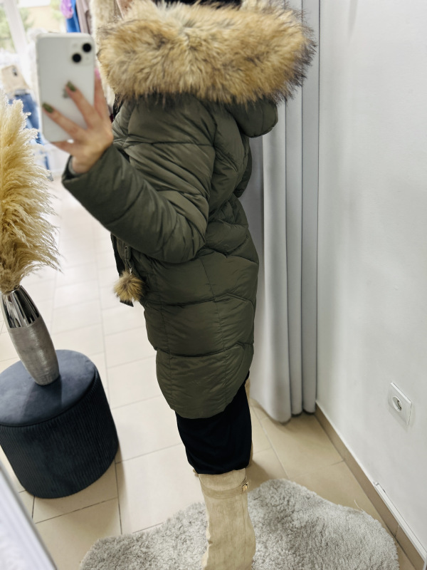 Zelená zimná bunda 2