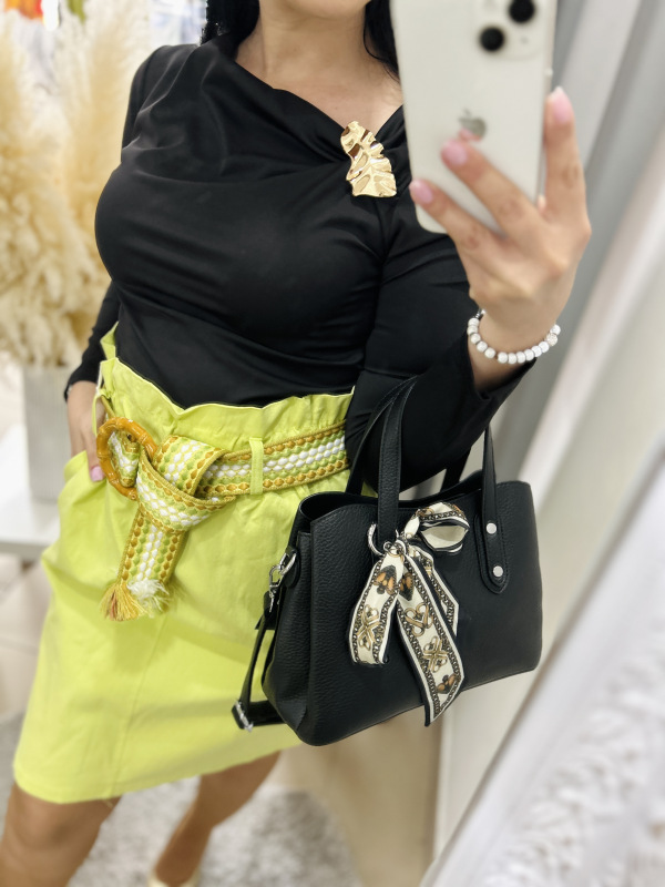 Kabelka Liana- čierna