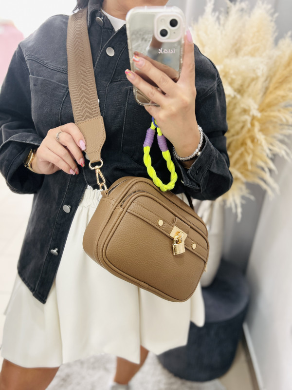 Crossbody hnedá kabelka 2