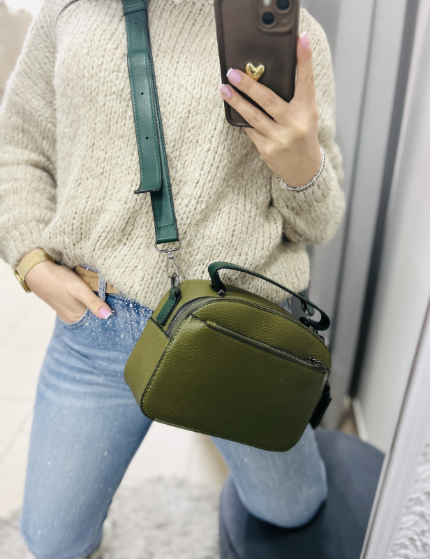 Crossbody zelená kabelka