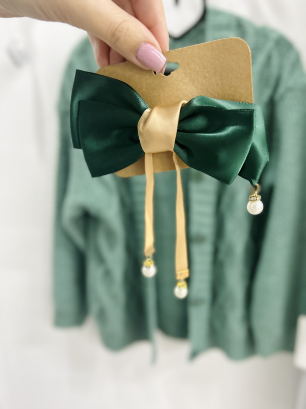 Saténová mašľa do vlasov