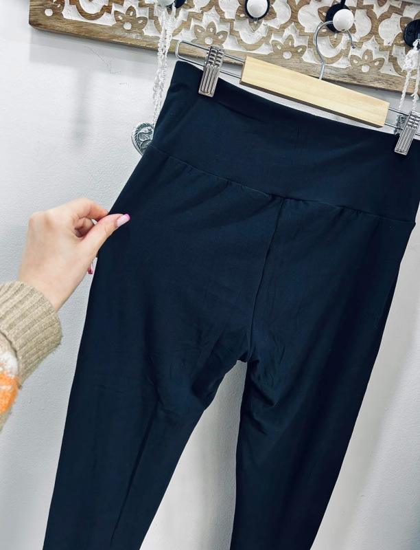 Bambusové čierne legíny 1