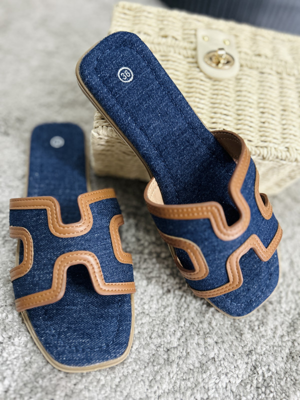Šľapky JEANS 1