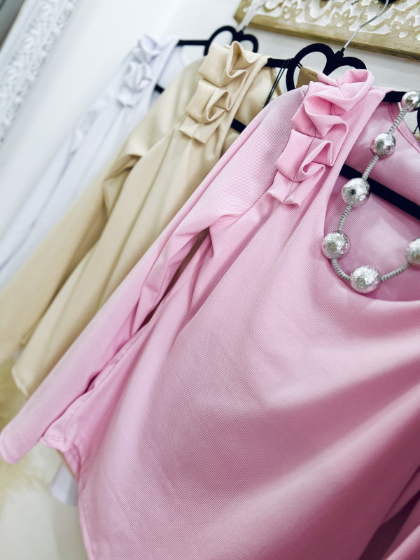 Zdobený rebrovaný top 3