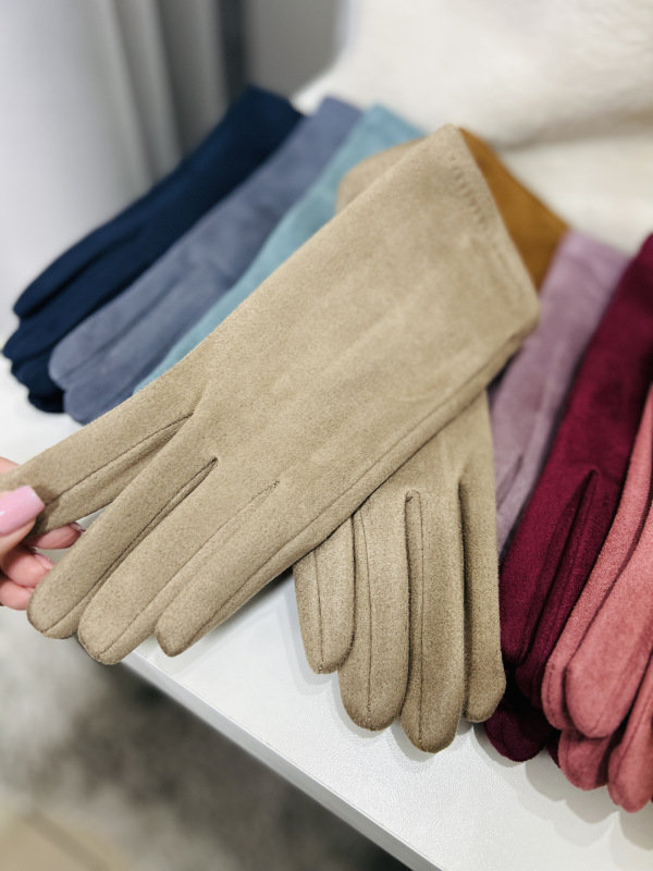 Semišové rukavice 2