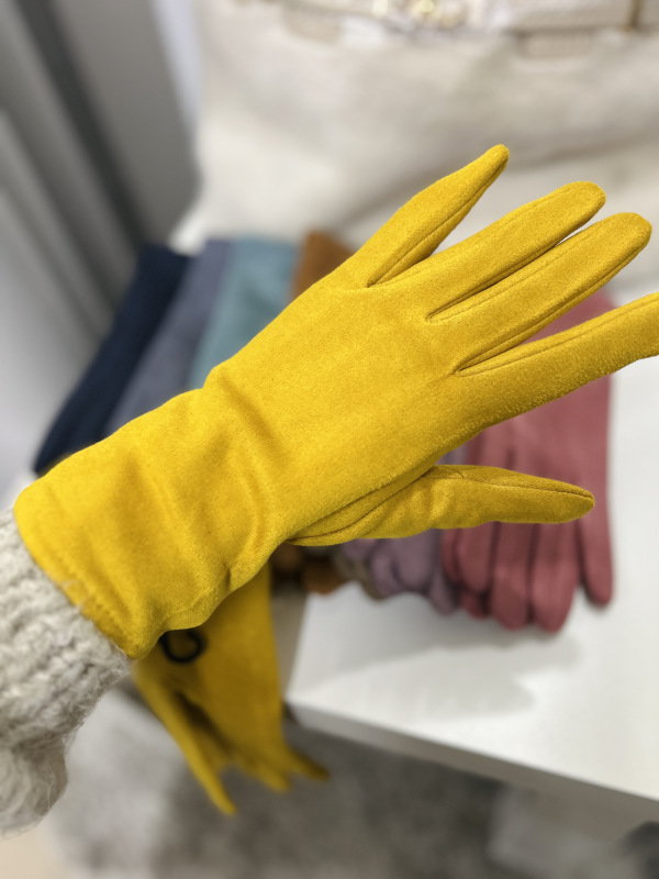 Semišové rukavice 6