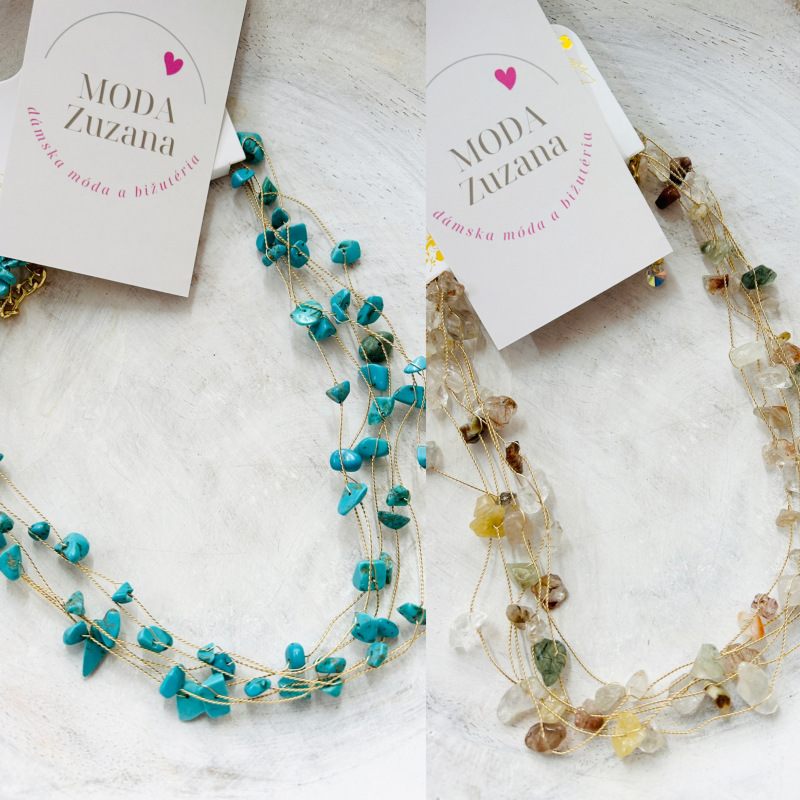 Náhrdelník z prírodných kameňov