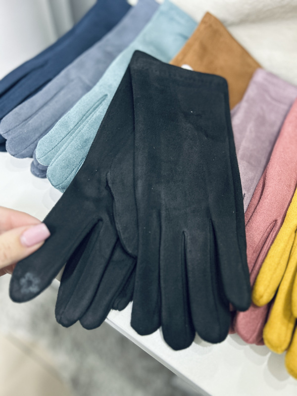 Semišové rukavice 1