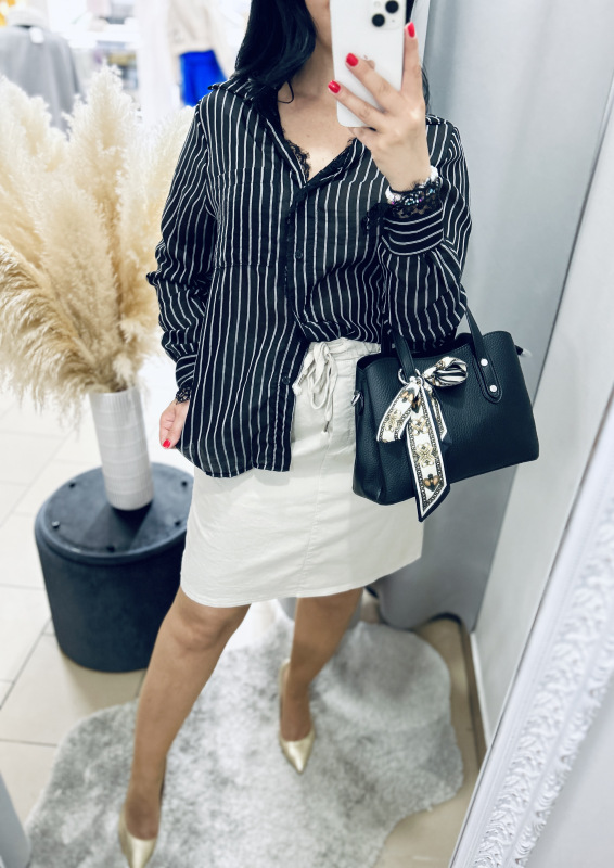 Elastická suknička- béžová 8