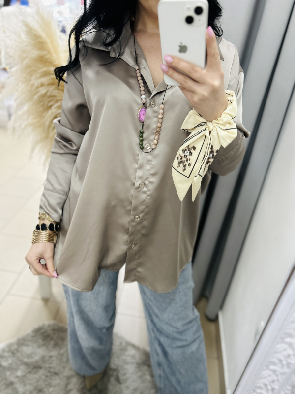 Saténová košeľa 6