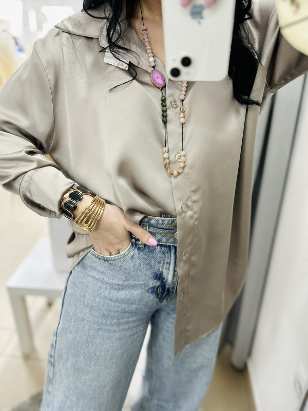 Handmade náhrdelník Eye pink 2