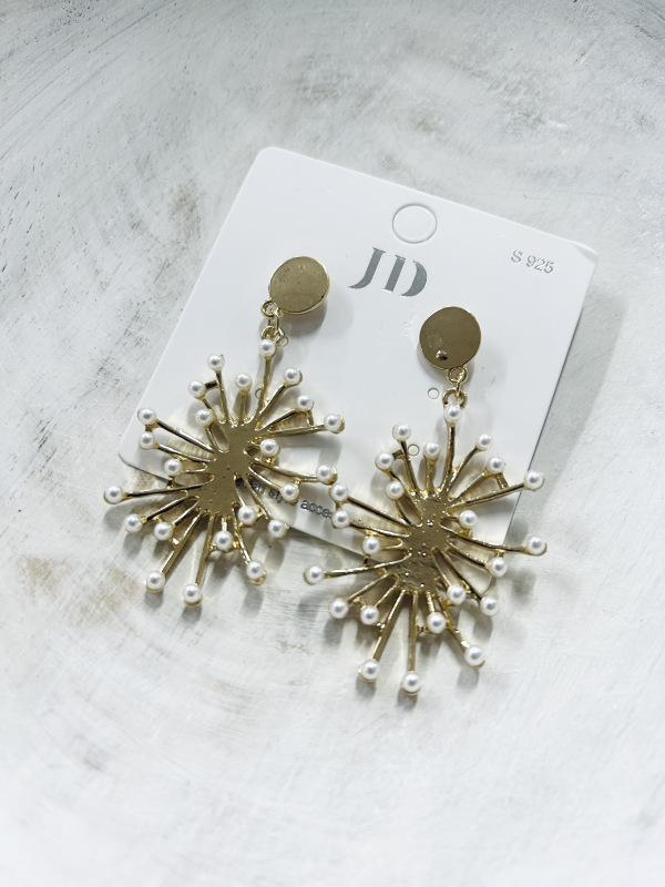 Náušnice gold Aury