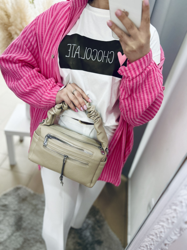 Pruhovaná košeľa- ružová 3