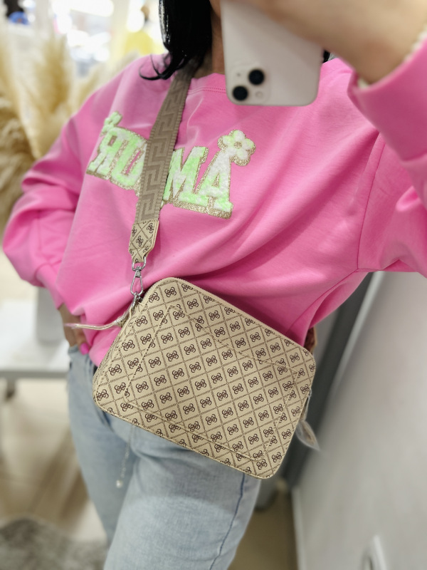 Béžová crossbody kabelka 2