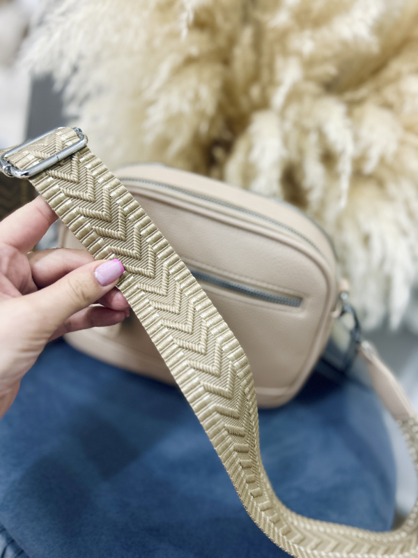 Béžová crossbody kabelka 1