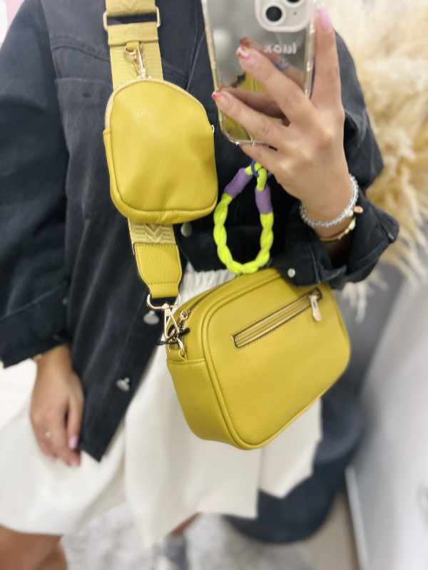 Crossbody kabelka- limetka 7
