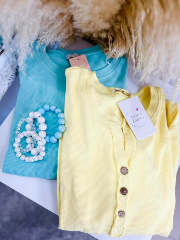 Rebrovaný nátelník / top 4