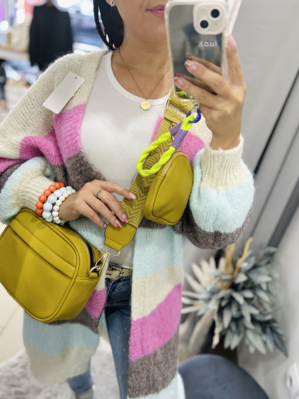 Crossbody kabelka- limetka