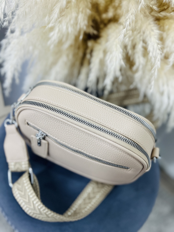 Béžová crossbody kabelka 3