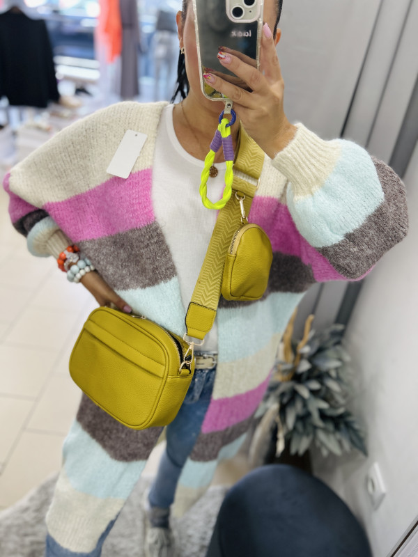 Crossbody kabelka- limetka 3