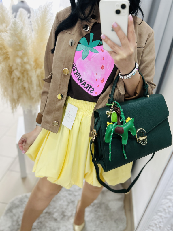 Balónová suknička- žltá 1