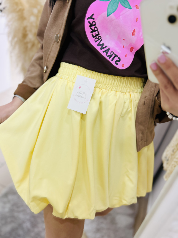 Balónová suknička- žltá 2