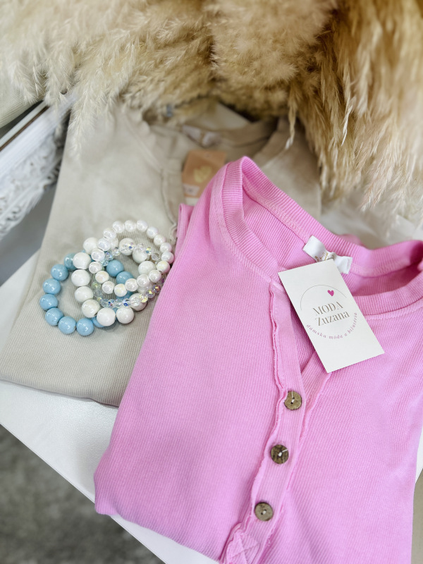 Rebrovaný pastelový top 5