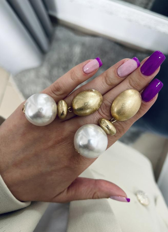 Náušnice Gold Pearl 1