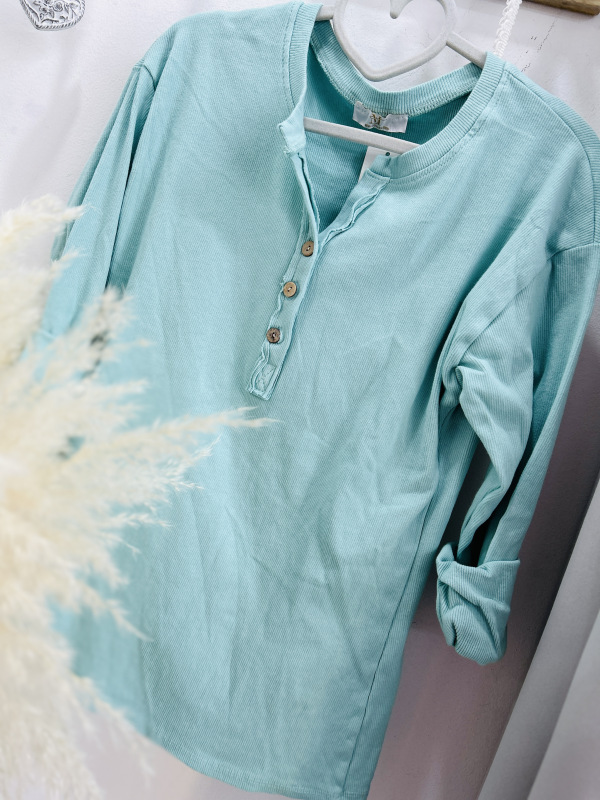 Rebrovaný pastelový top 11