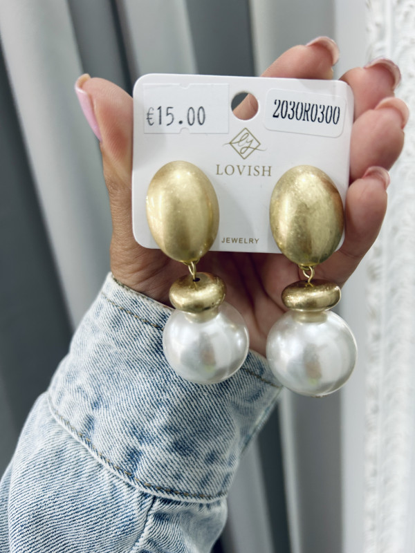 Náušnice Gold Pearl