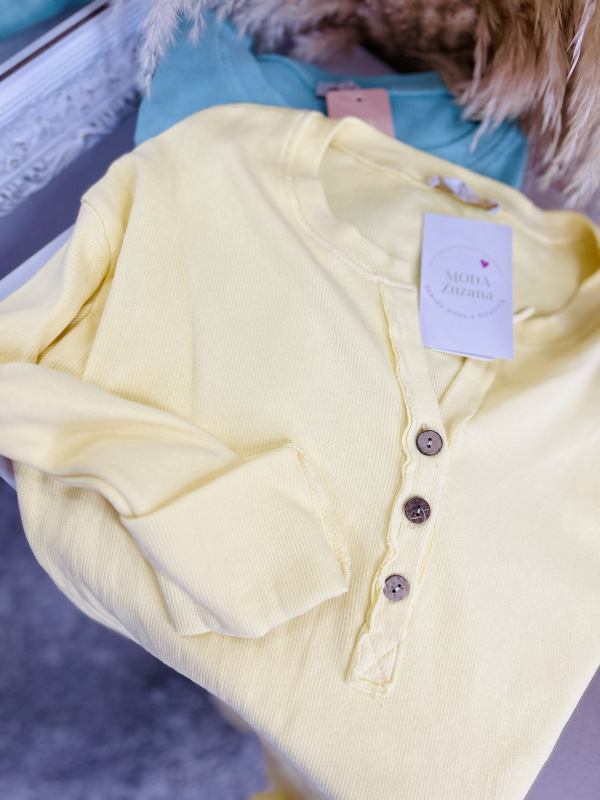 Rebrovaný pastelový top 6