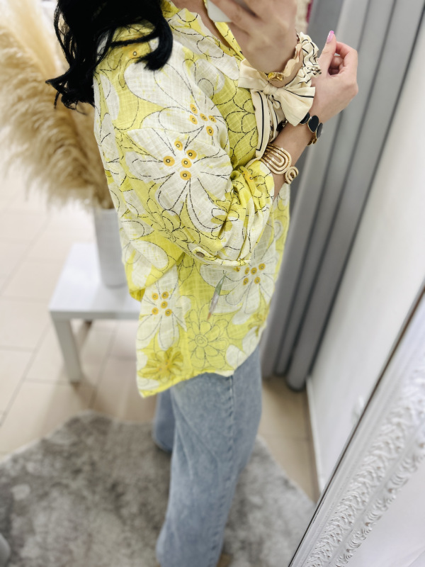 Žltá polokošeľa 8