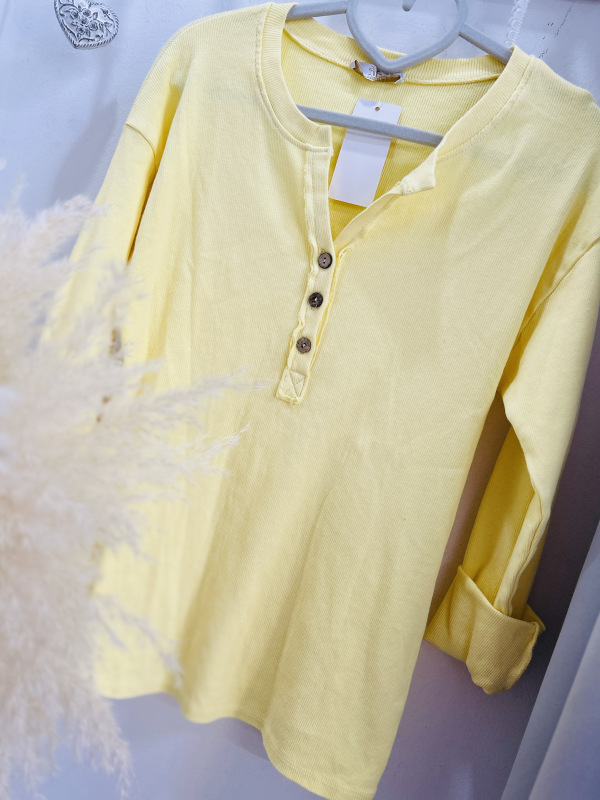 Rebrovaný pastelový top 12