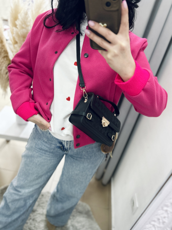 Bomber flaušová bundička