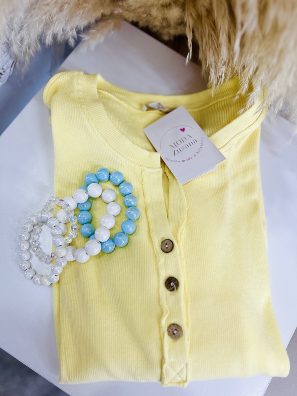 Rebrovaný pastelový top 2