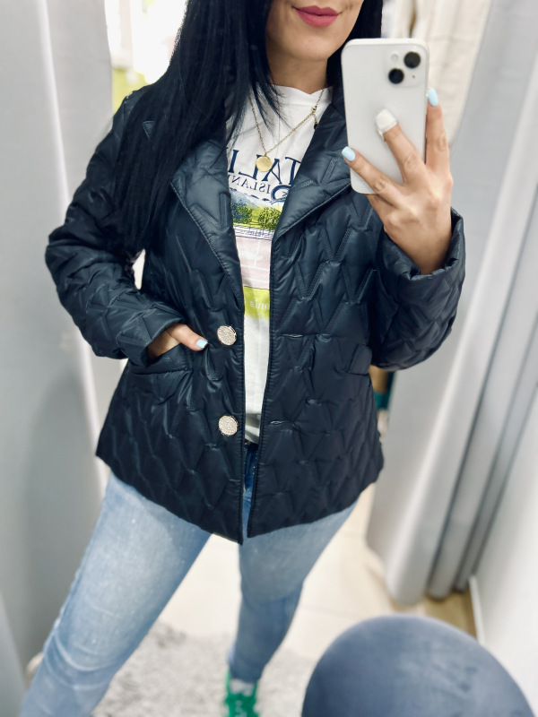 Prechodná bundička- čierna