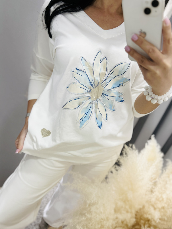 Bavlnený top s kvetom 6