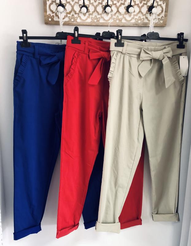 Nohavice s ozdobnými vreckami- 3 farby